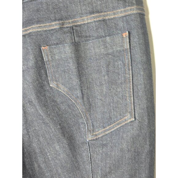 NWOT Kerrits Women’s Stretch Denim Knee Patch Breeches M Color-Bloc Riding Pants - Picture 15 of 16